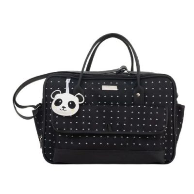 Bolsa Maternidade Média Panda Preto Momole