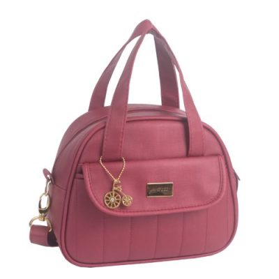 Frasqueira Térmica Copenhague Vermelha Just Baby Bordô Sintético Perolado