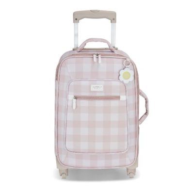 Mala Rodinhas Maternidade Margaridas Masterbag Baby Cor Branco Desenho Do Tecido Mala Maternidade Com Rodinhas Margarida - Masterbag