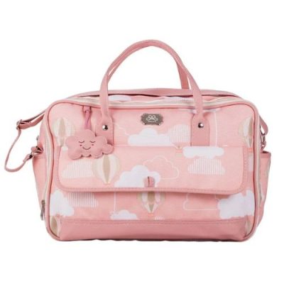 Bolsa Maternidade Média Nuvem Rosa Momole