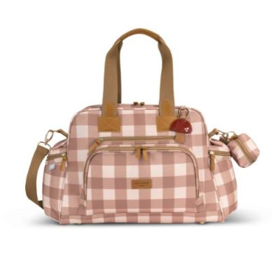 Bolsa Maternidade Everyday Cogumelos - Masterbag - Bebefacil Cor Marrom Desenho Do Tecido Cogumelo