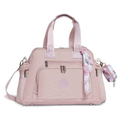 Bolsa De Maternidade Masterbag Térmica Everyday Flora Rose Cor Rosa