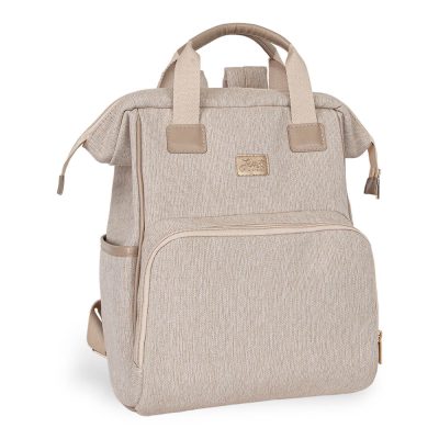 Mochila Multifuncional Nature Bege Azul-marinho