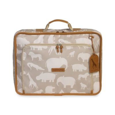 Mala Maternidade Bebê Vintage Safari Caqui Masterbag Baby