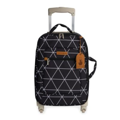 Masterbag Mala Maternidade Com Rodinha Manhattan Cor Preto Desenho Do Tecido Liso