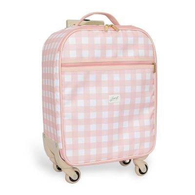 Lançamento Mala De Rodinha Bordo Vichy Rosa