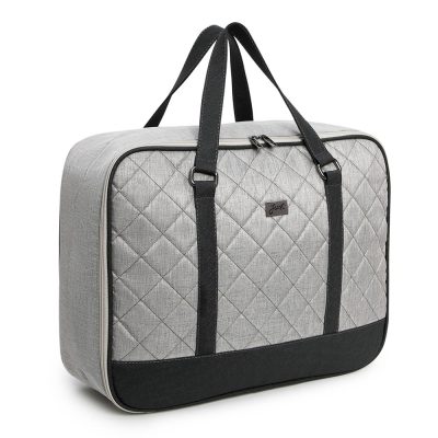 Mala De Maternidade Zurich Just Baby Cinza Linho Cinza