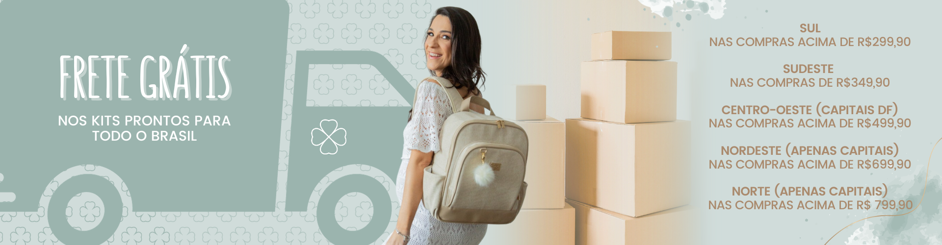 Banner Frete Grátis Lucky