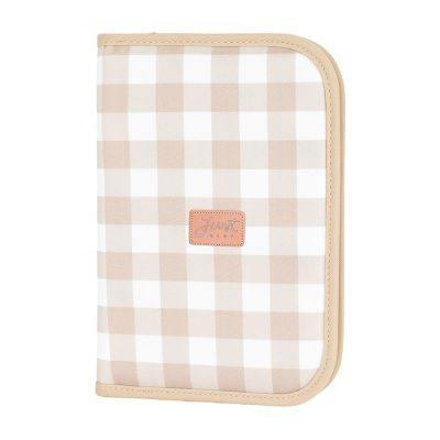 Porta Documentos Vichy Bege